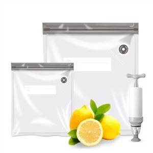 Sac de serrure zipper de stockage de nourriture